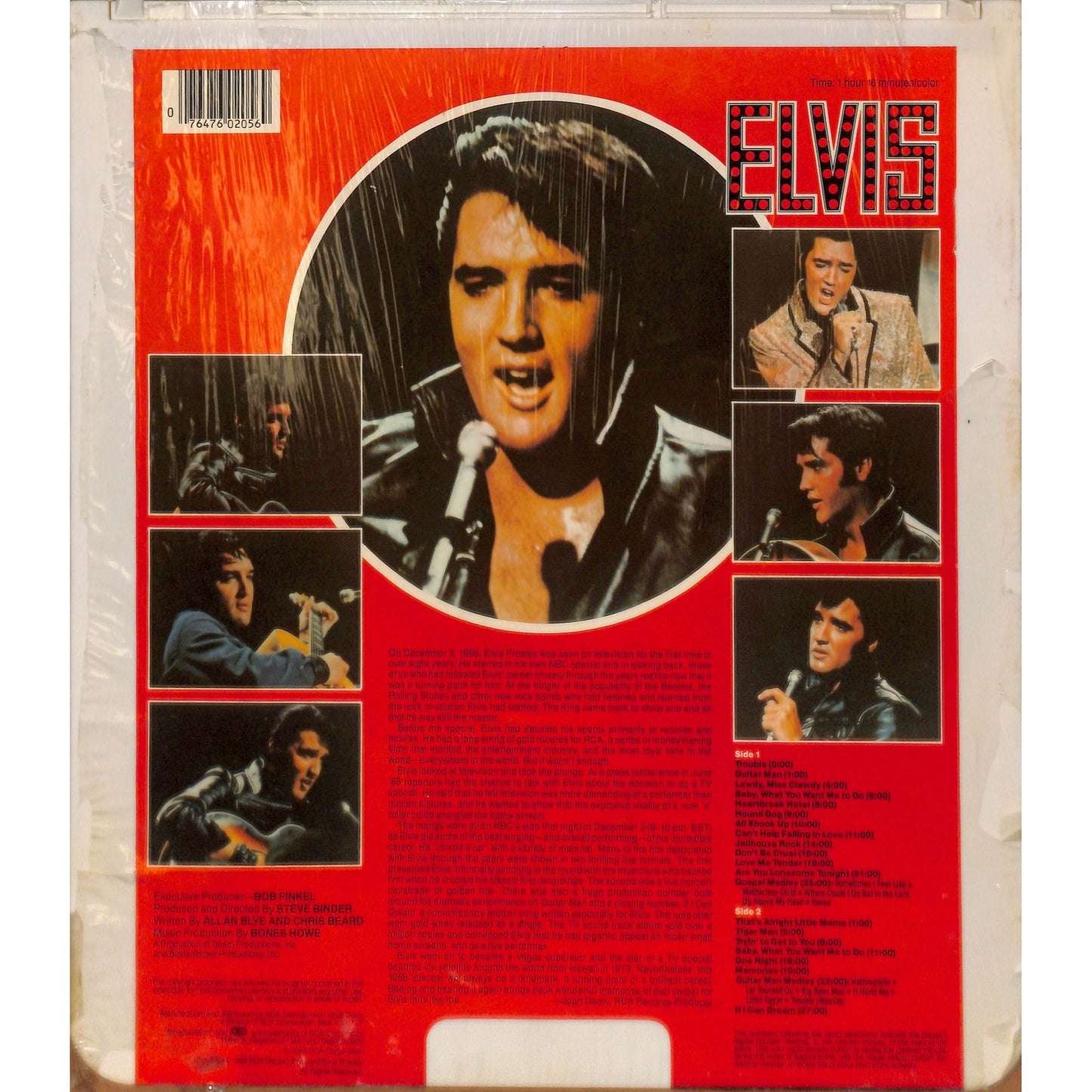 Elvis:The Comeback Special (1968) Vintage CED RCA SelectaVision Videodisc SEALED