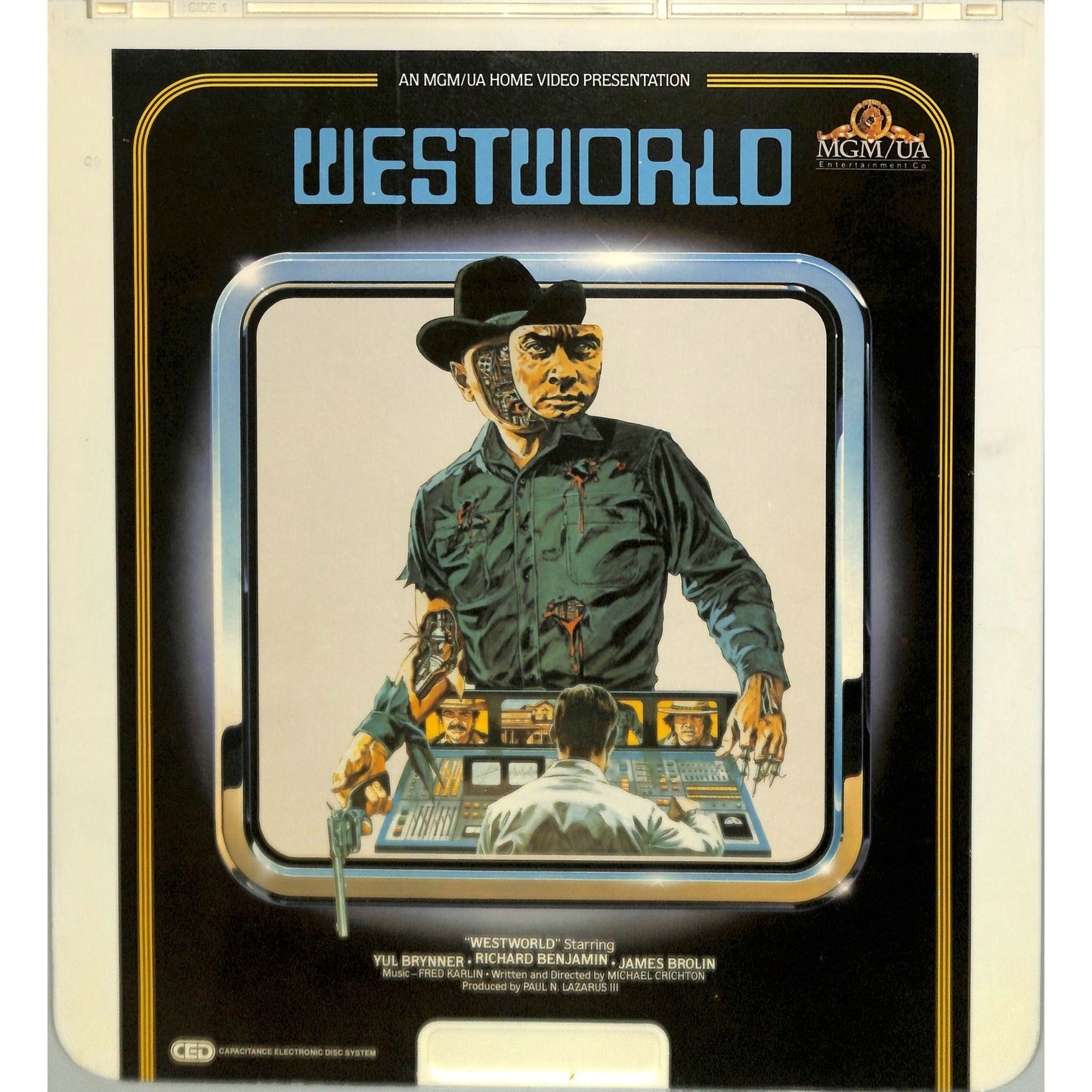 Westworld (1973) Vintage CED Videodisc