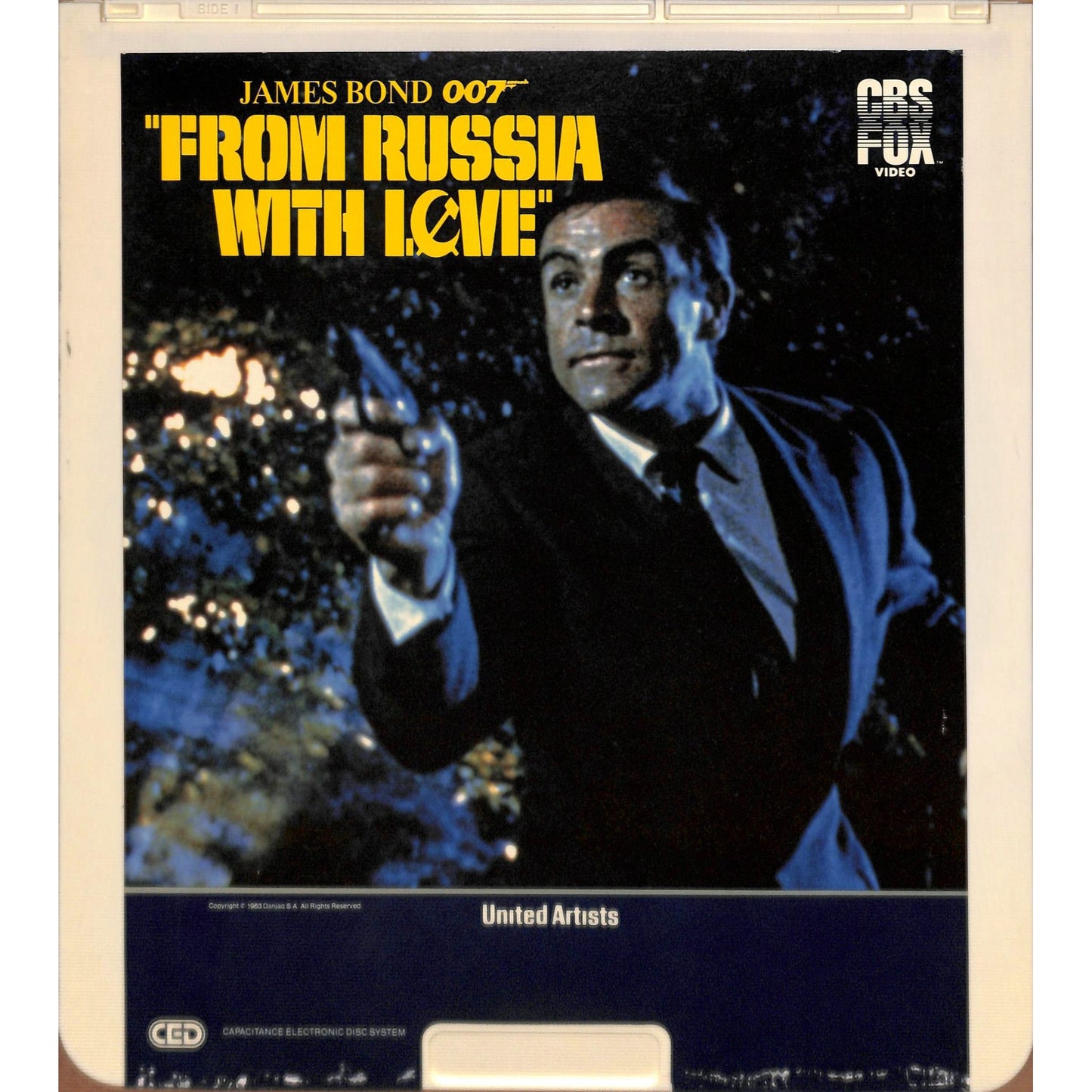 From Russia with Love (1963) Vintage CED Videodisc TESTED WORKING