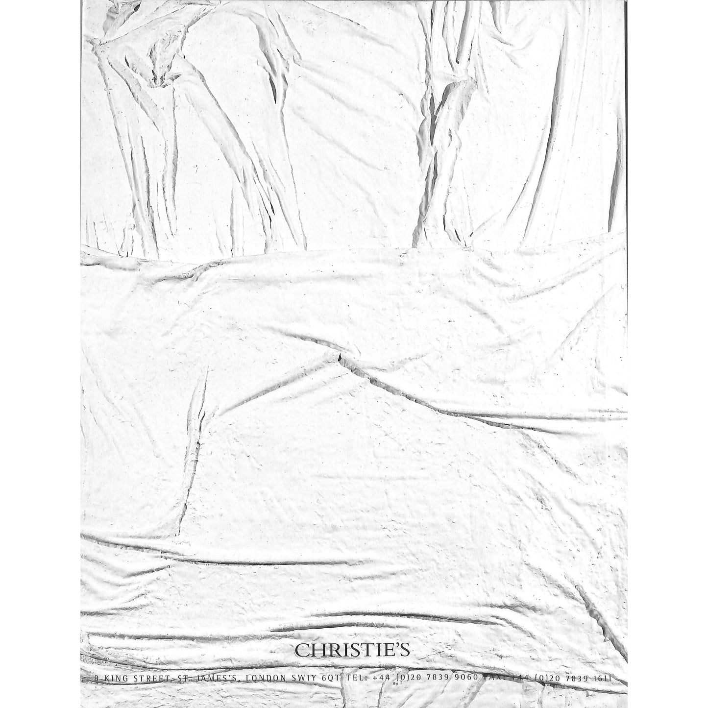 Christie's Post War and Contemporary Art Auction Catalog February 5, 2003