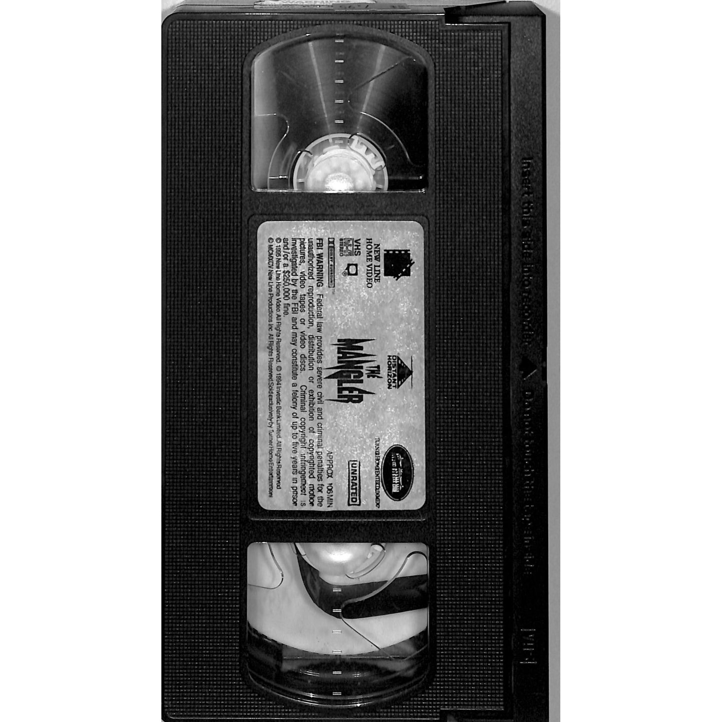 The Mangler (1995) VHS Tape Good condition