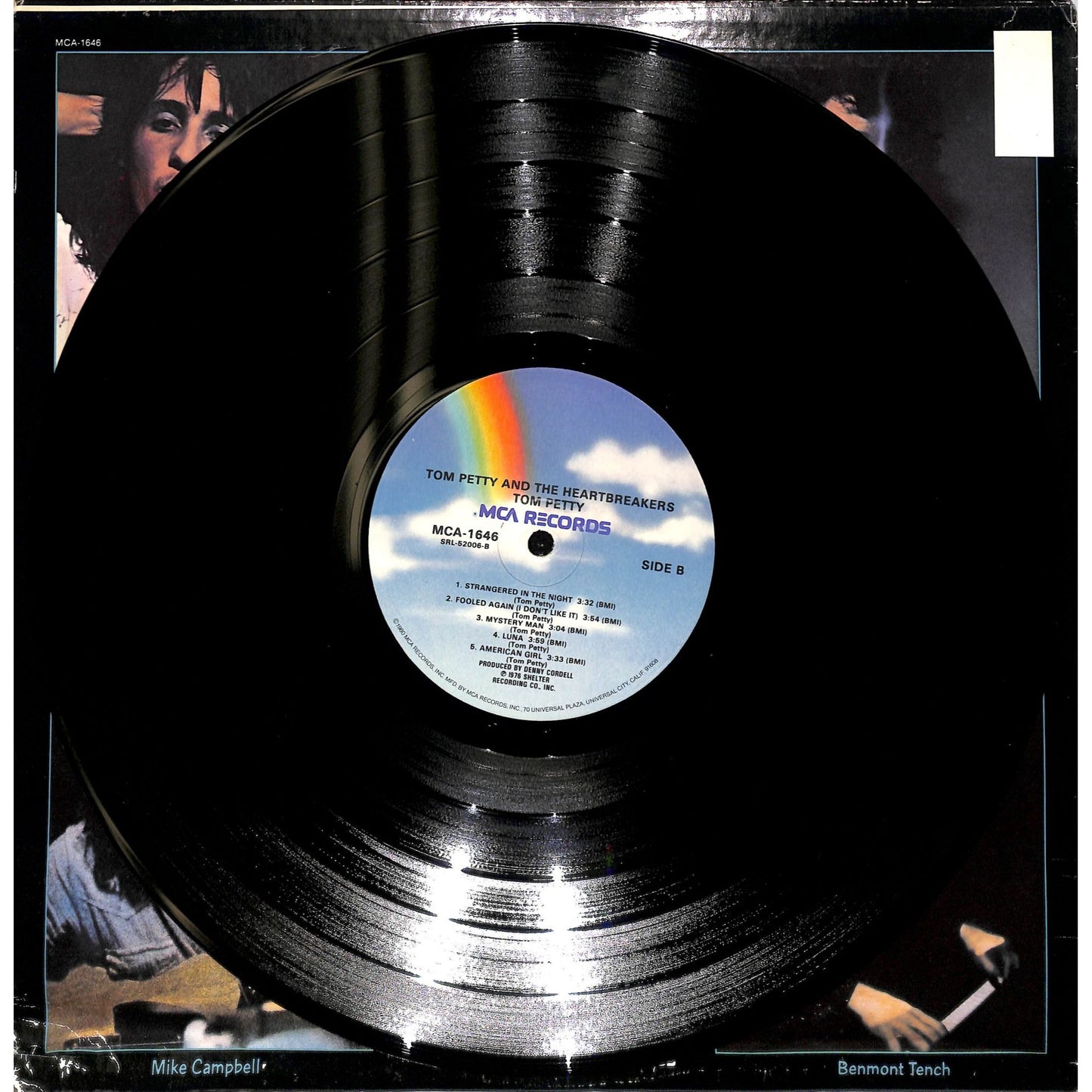 Tom Petty and the Heartbreakers Self-Titled Vinyl Record MCA-1646