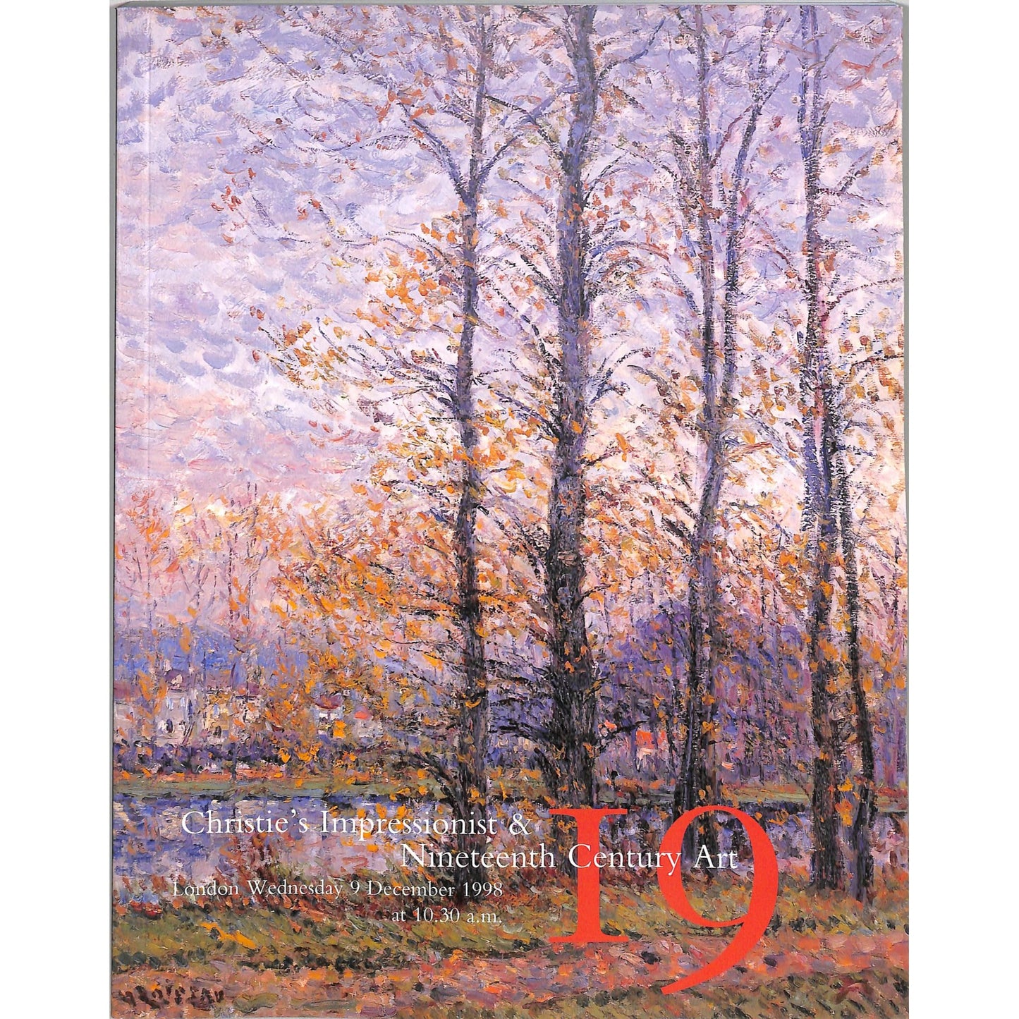 Christie's Impressionist and 19th Century Art Auction Catalog December 9th, 1998