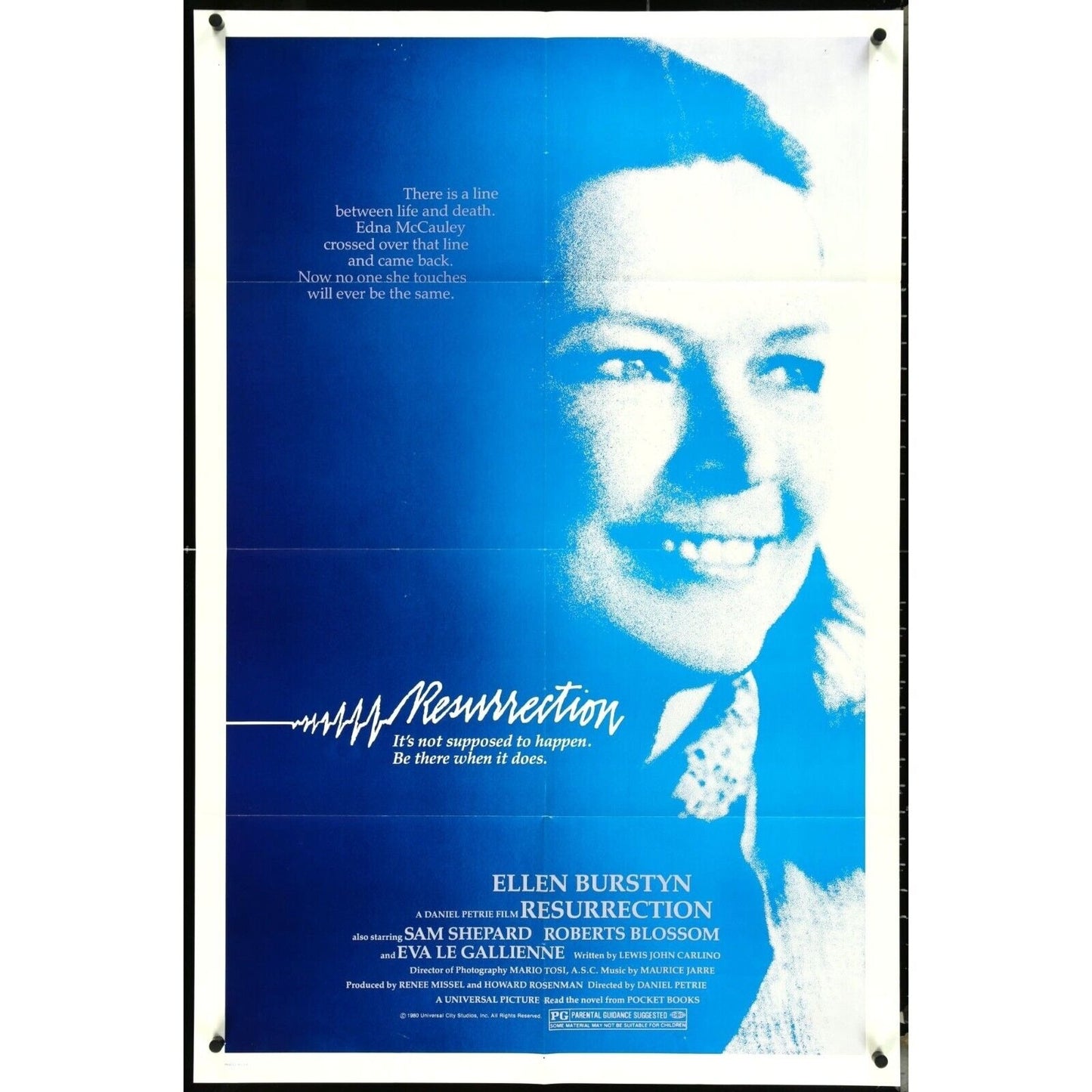 Resurrection (1980) Orig Movie Poster One-Sheet 27x41 Folded Ellen Burstyn EM1A6