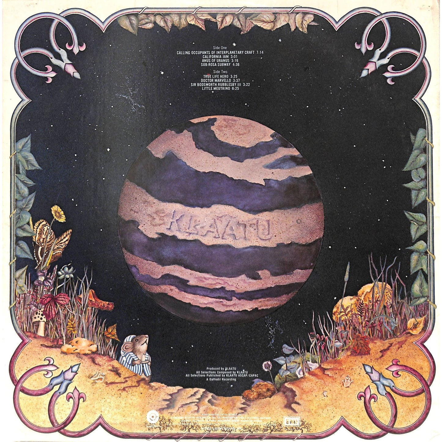 Klaatu Self-Titled Vinyl Record ST-11542
