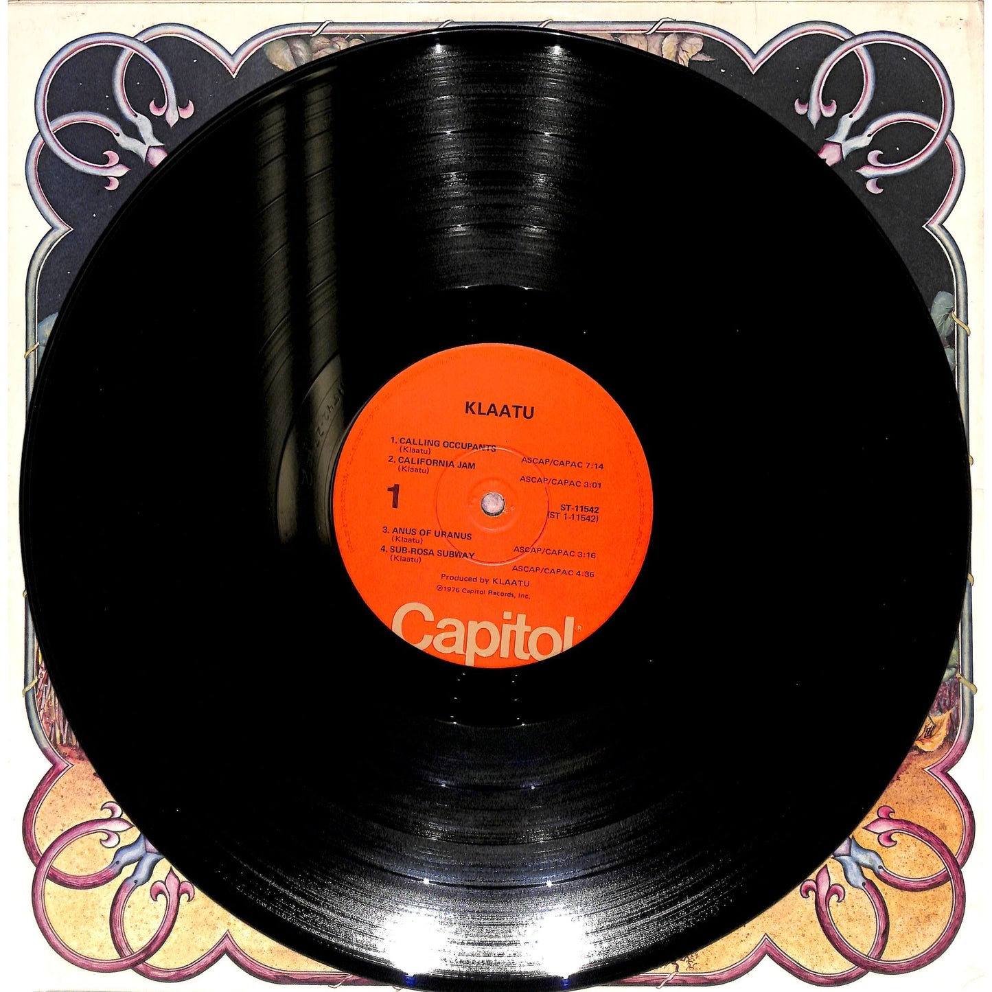 Klaatu Self-Titled Vinyl Record ST-11542