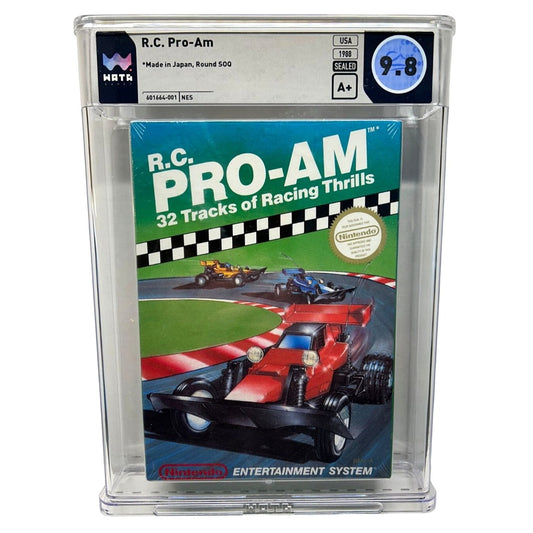 R.C. Pro-AM for Nintendo NES (1988) Sealed A+ and WATA Graded 9.8 Made in Japan