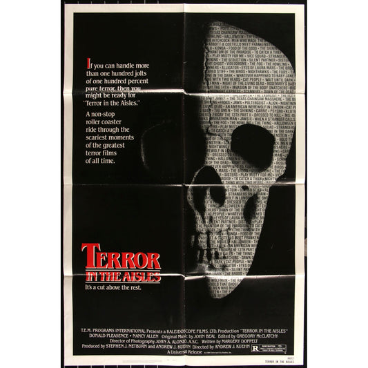 Terror in the Aisles (1984) Original Movie Posters 27x41 Donald Pleasence EM4-28