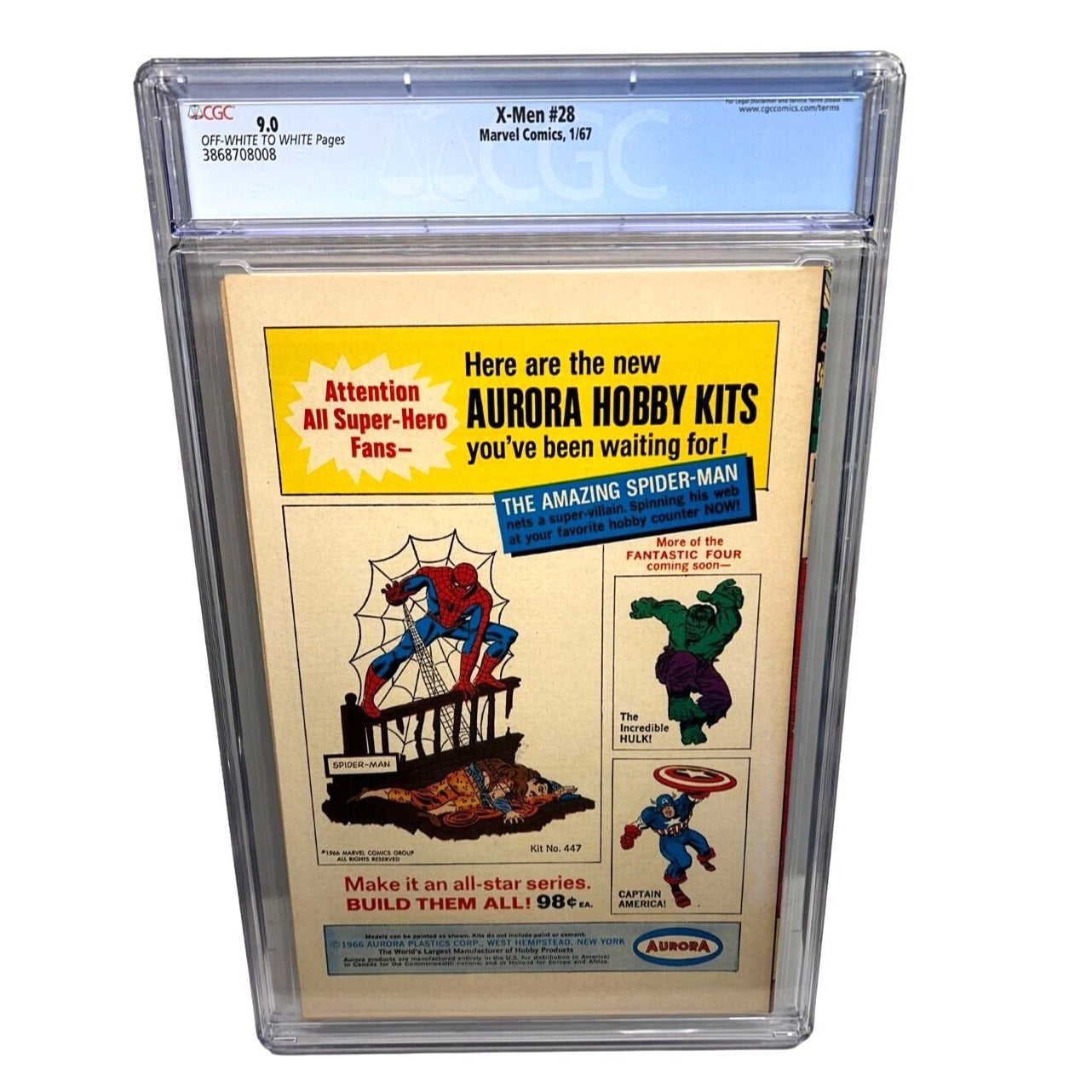 X-Men #28 (1967) CGC Graded 9.0 NICE! Marvel 1st Appearance of Banshee and Ogre