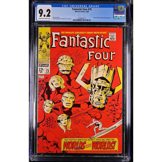 Fantastic Four #75 (1968) CGC 9.2 Silver Surfer and Galactus Appearance