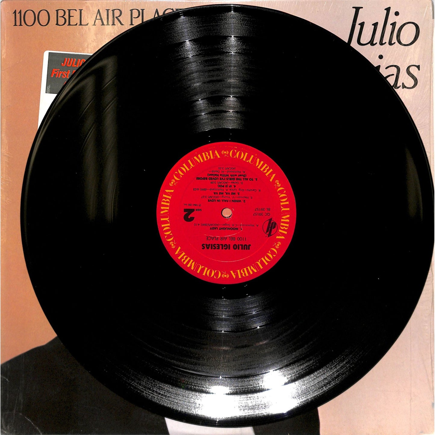 Julio Iglesias - 1100 Bel Air Place Vinyl Record QC 39157