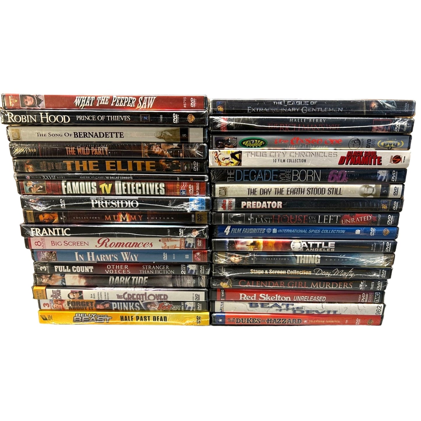 BULK LOT 68 BRAND NEW SEALED DVDs Lots of OOP titles SJ19