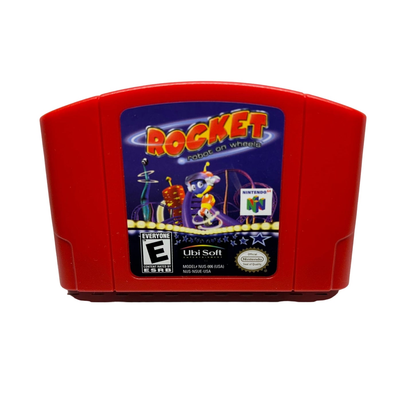 Rocket Robot on Wheels (N64, 1999) CIB Box in Nice Condition Incl. Manual TESTED