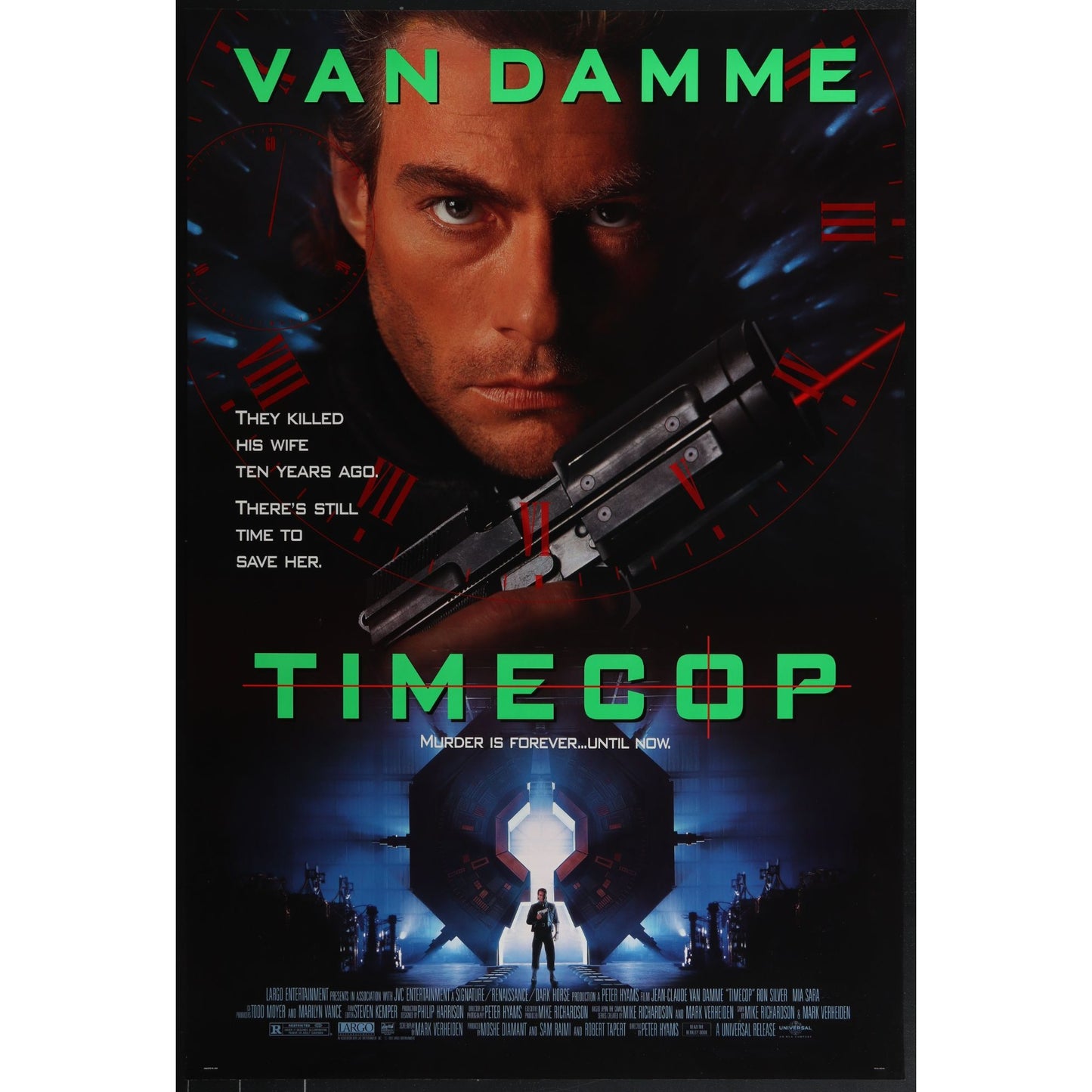Timecop (1994) Original Movie Poster Rolled 27x40