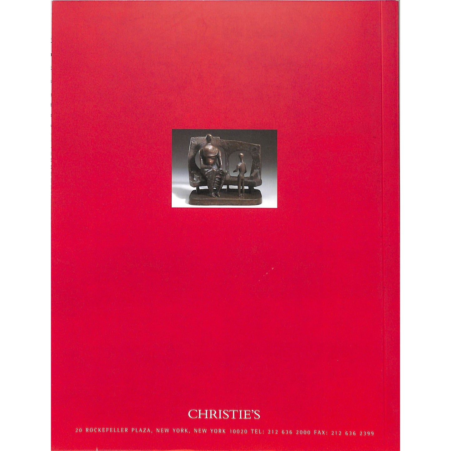 Christie's 20th Century Art Auction Catalog (Day Sale) November 10,1999