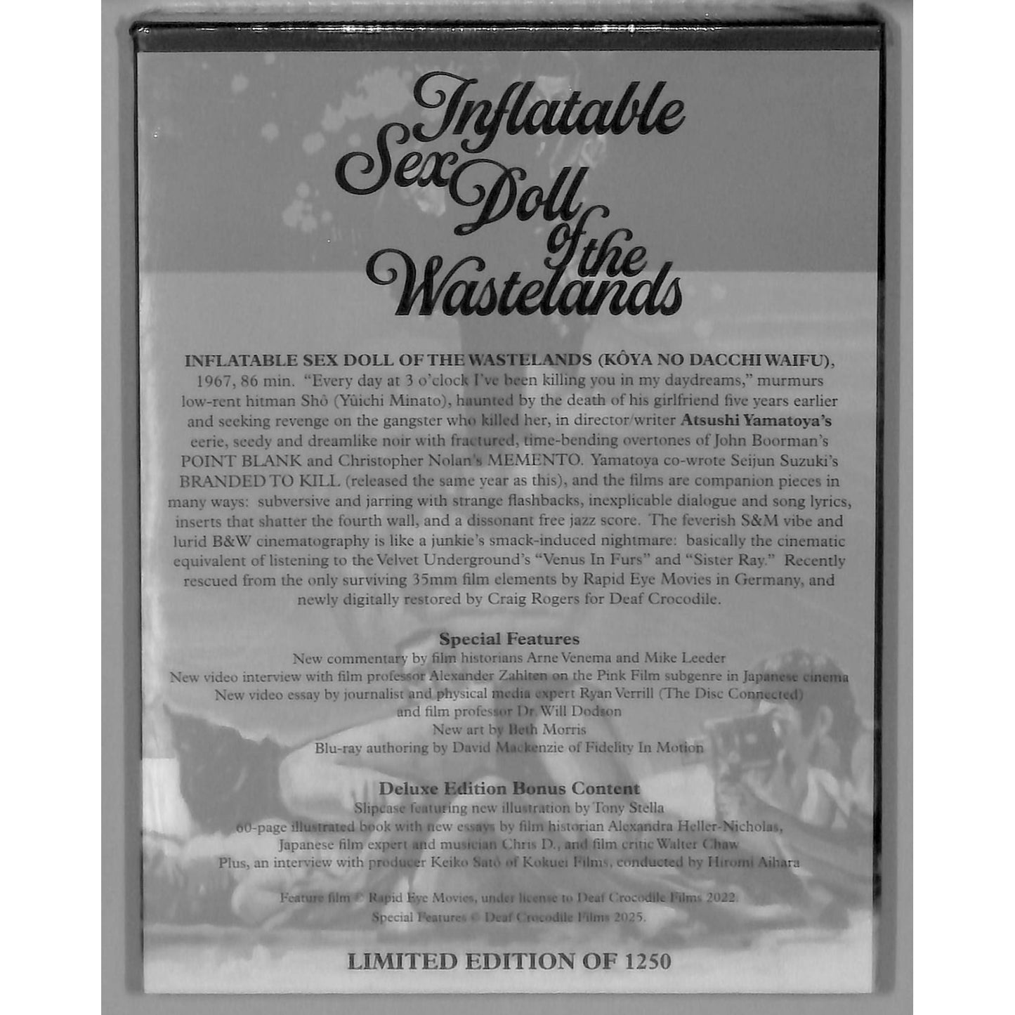 Inflatable Sex Doll of the Wastelands (1967) Brand New Sealed
