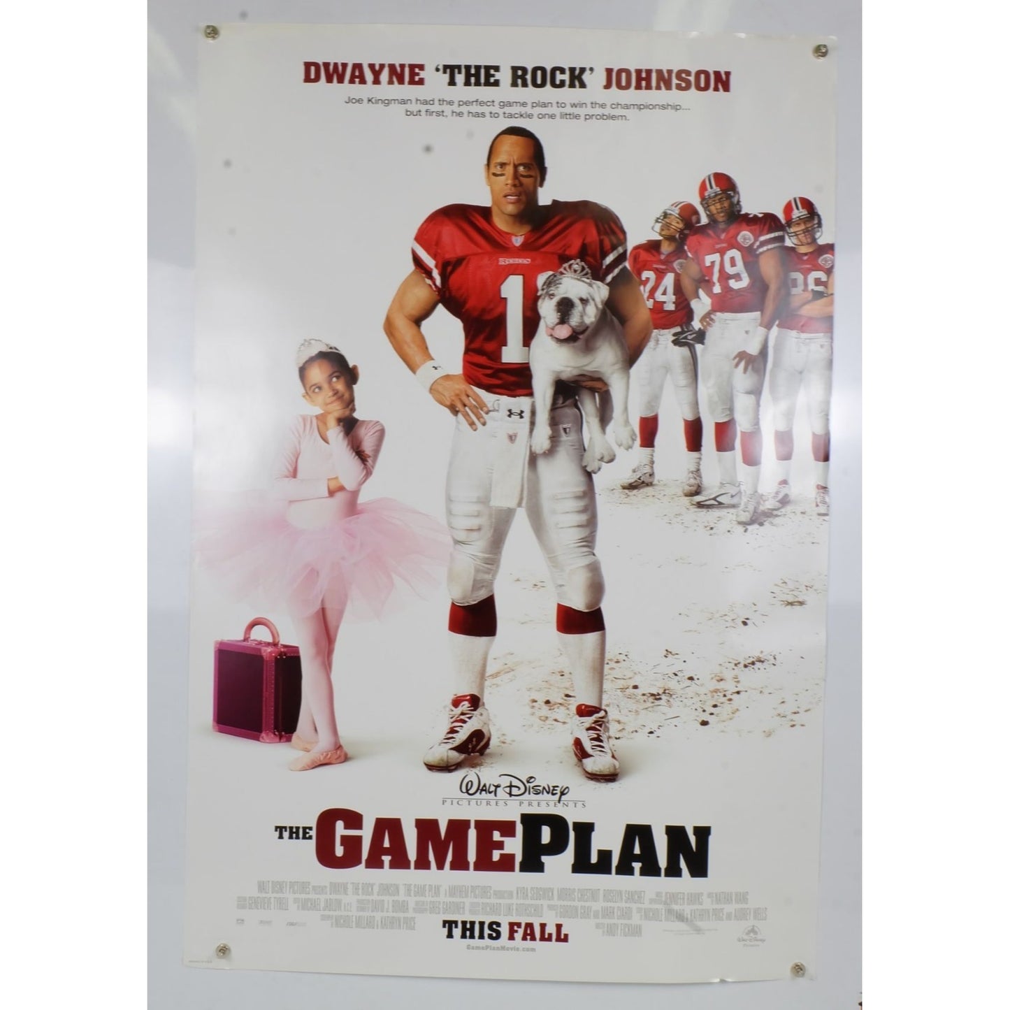 The Game Plan (2007) Original Movie Poster Rolled 27x41