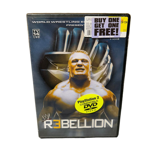 WWE - Rebellion 2002 (DVD, 2003) BRAND NEW SEALED Brock Lesnar Paul Heyman Edge