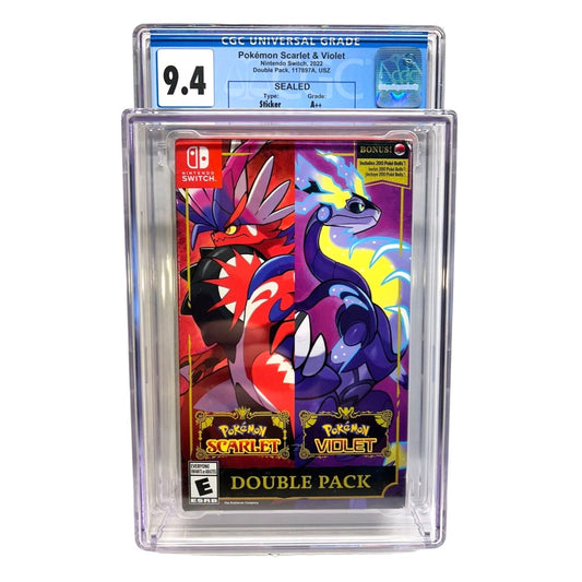 Pokémon Scarlet & Violet Nintendo Switch 2022 CGC Graded 9.4 Sealed A++ Pokemon