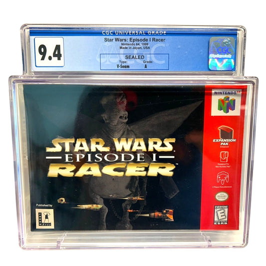Star Wars - Episode I - Racer (Nintendo 64, N64, 1999) CGA Graded 9.4 A