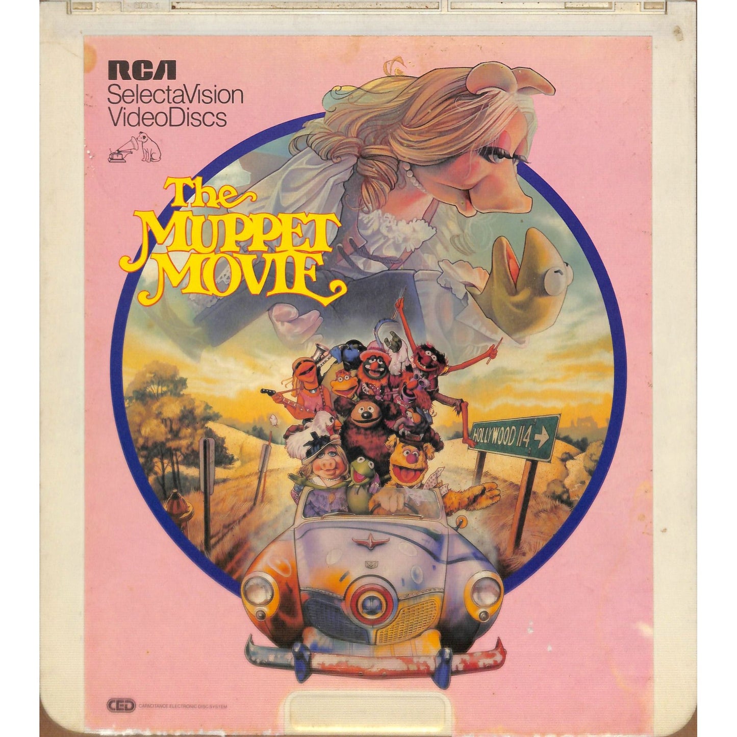 The Muppet Movie (1979) Vintage CED Videodisc TESTED WORKING