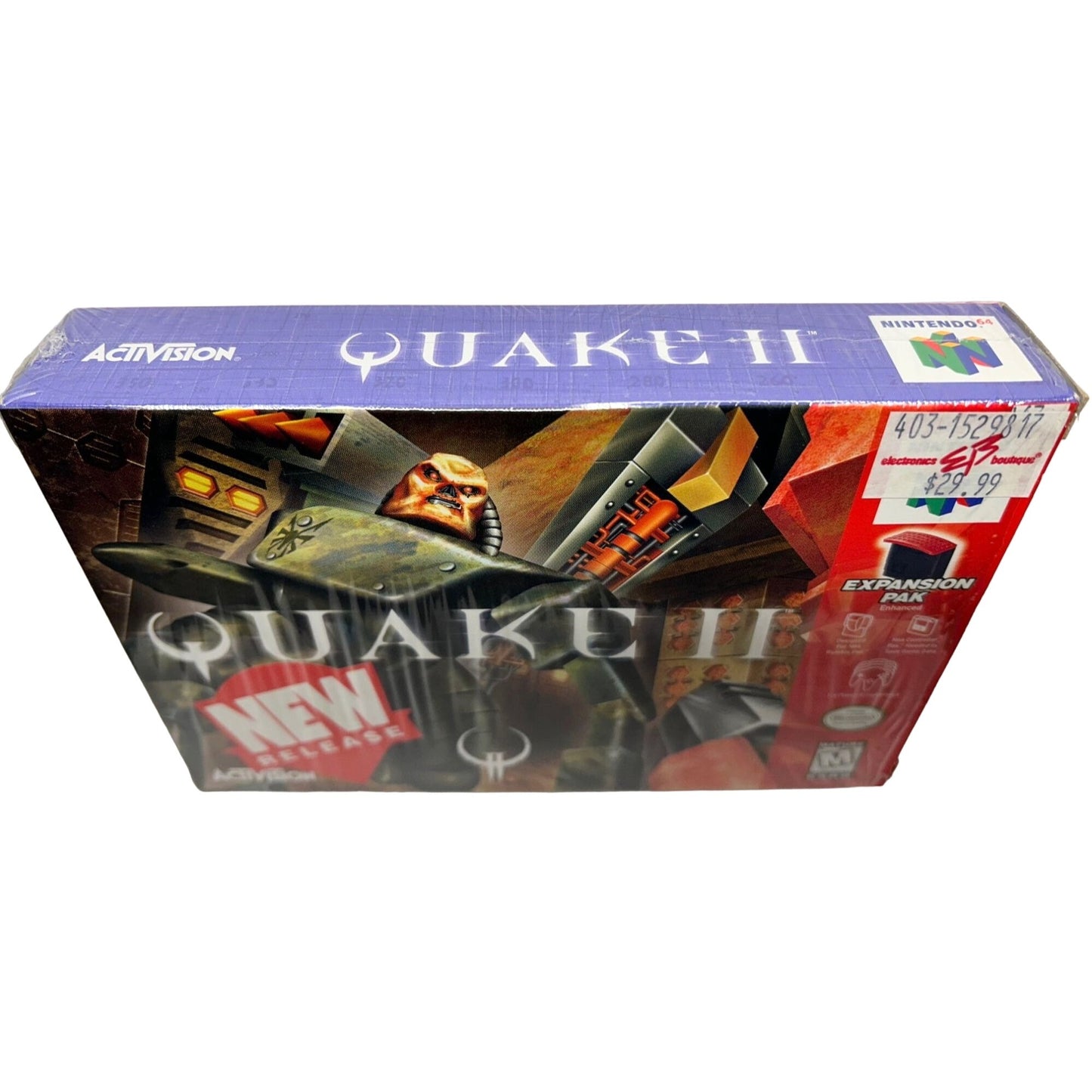 Quake II 2 (Nintendo 64) Complete CIB Nice Cond. Includes Manuals TESTED WORKING