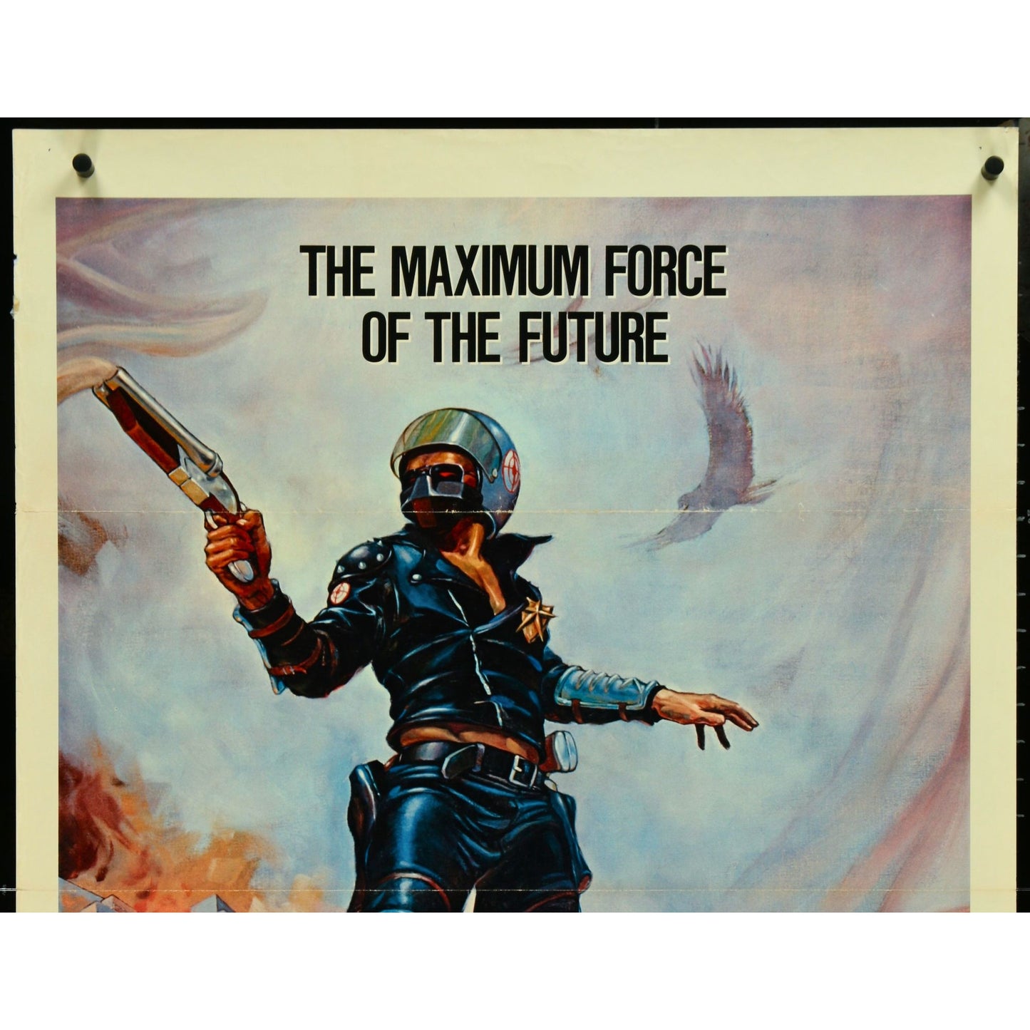MAD MAX (1980) Vintage Theatrical Tri-Folded One-Sheet Movie Poster Mel Gibson