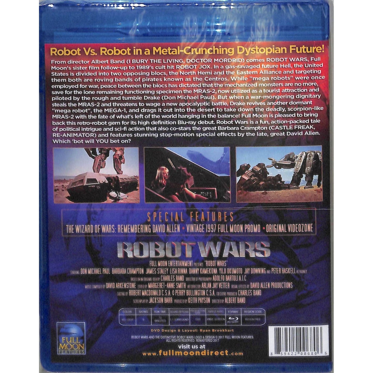 Robot Wars (1993) Sealed Blu-Ray