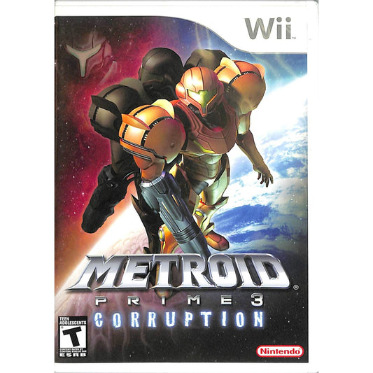 Metroid Prime 3: Corruption (2007) Nintendo Wii CIB