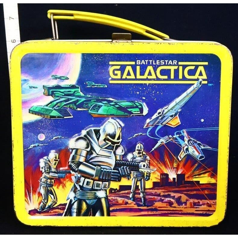 Vintage Metal Battlestar Galactica Lunchbox