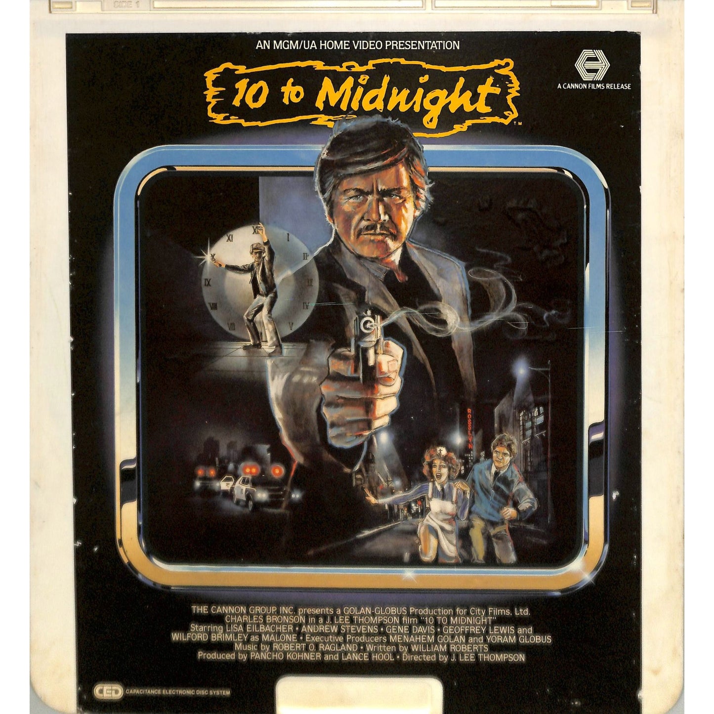 10 to Midnight (1983) Vintage CED Videodisc