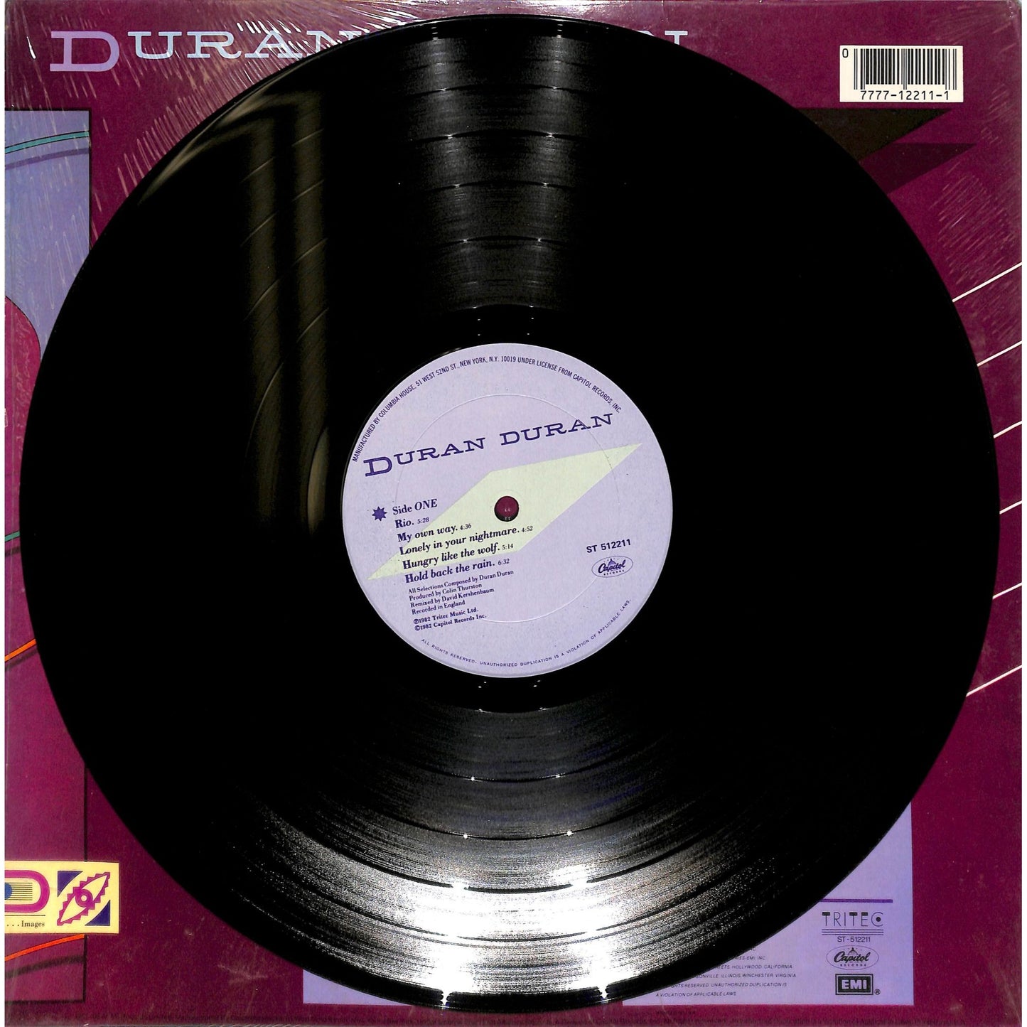 Duran Duran - Rio Vinyl Record ST-512211