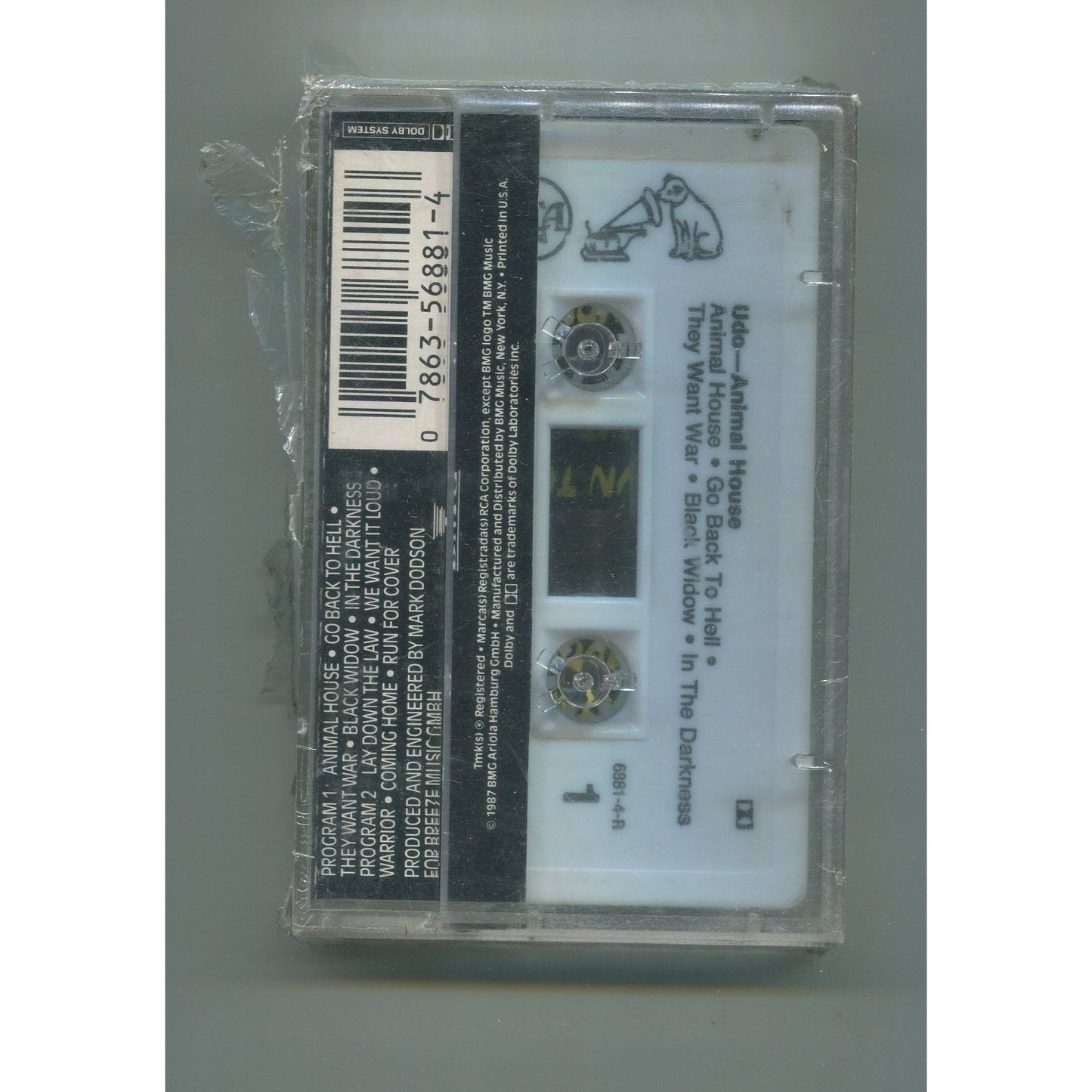 UDO Animal House Cassette Tape NEW SEALED UNUSED