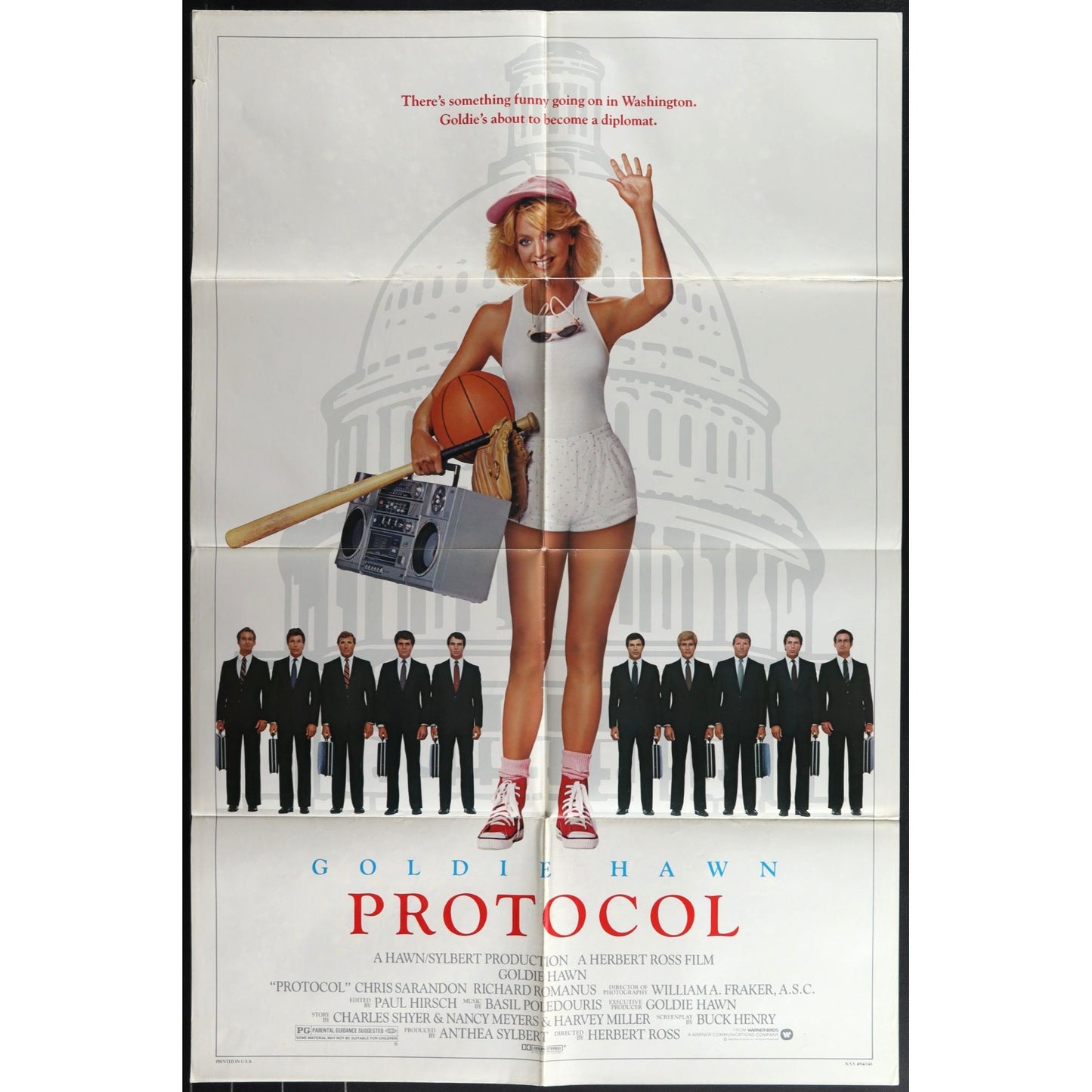 Protocol (1984) Original Movie Poster Folded 27x41