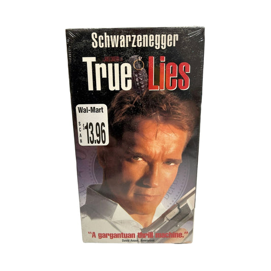 True Lies (1995 Fox Video VHS Release) BRAND NEW STILL SEALED w/ watermarks