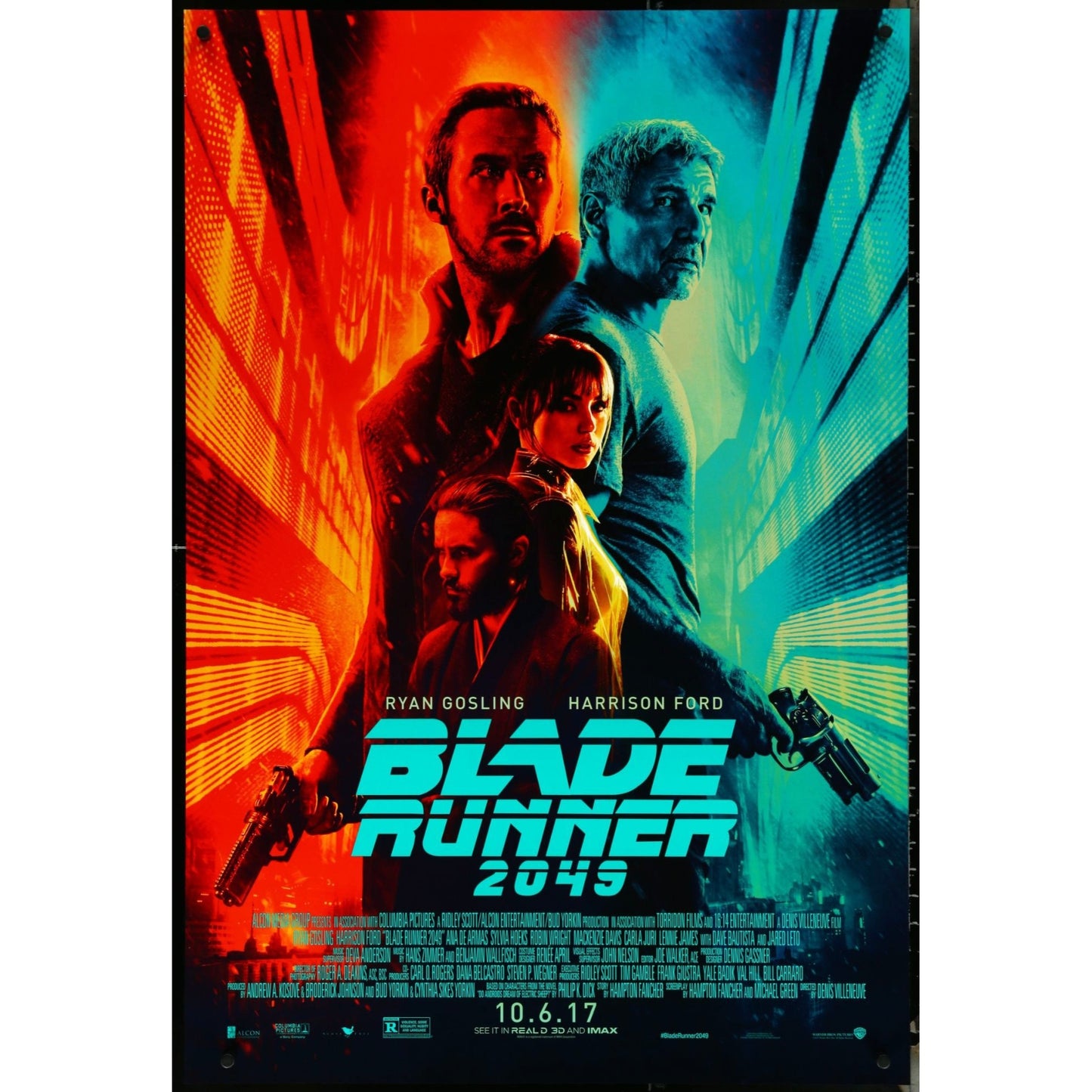 Blade Runner 2049 (2017) Original Double-Sided Advance Movie Poster 27x40