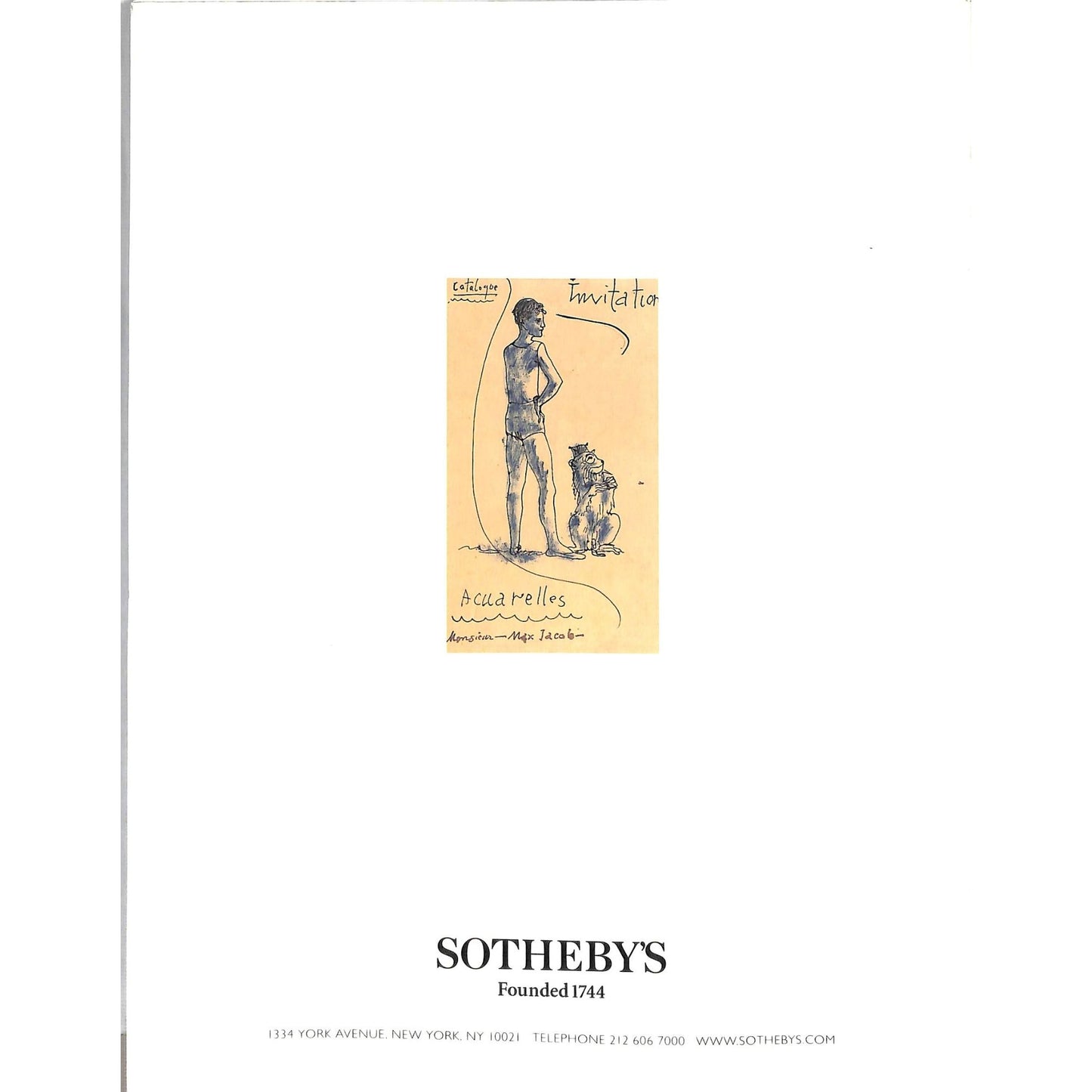 Sotheby's Impressionist and Modern Art Auction Catalog May 11, 2000