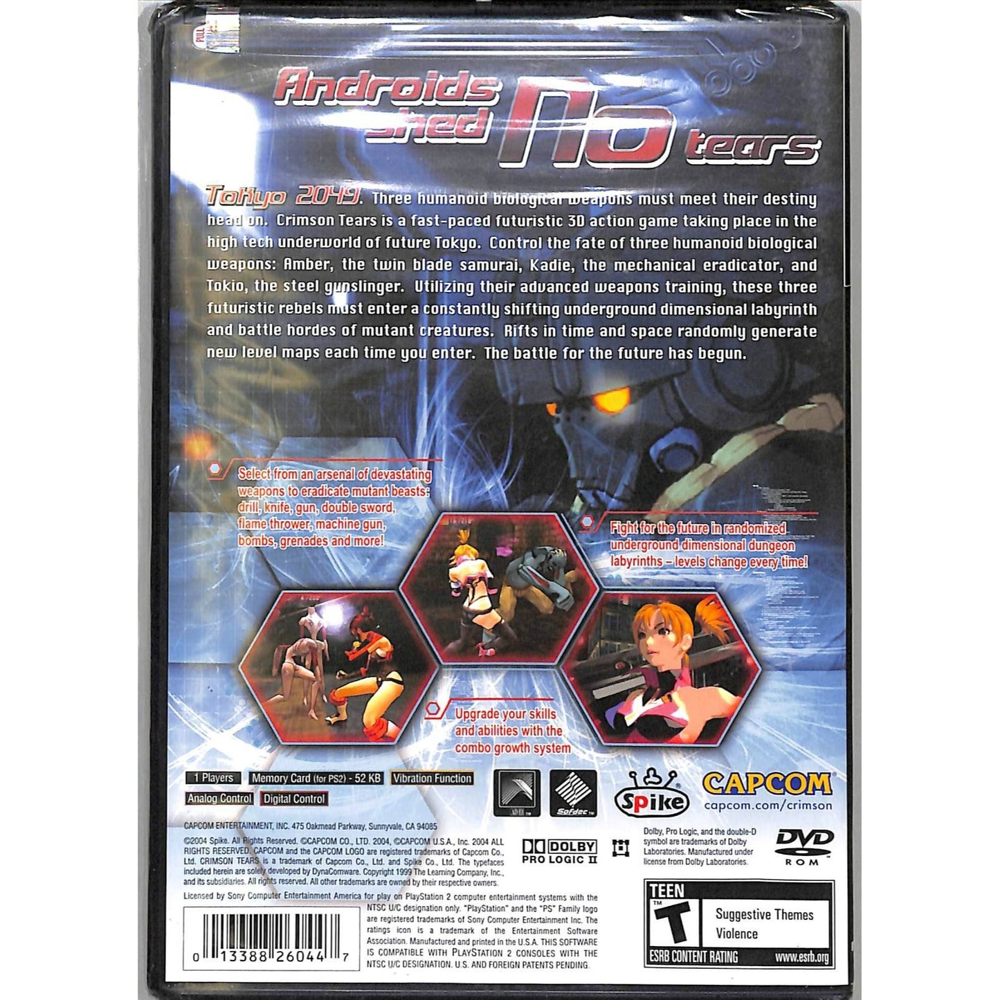 Crimson Tears (PlayStation 2, 2004) BRAND NEW SEALED