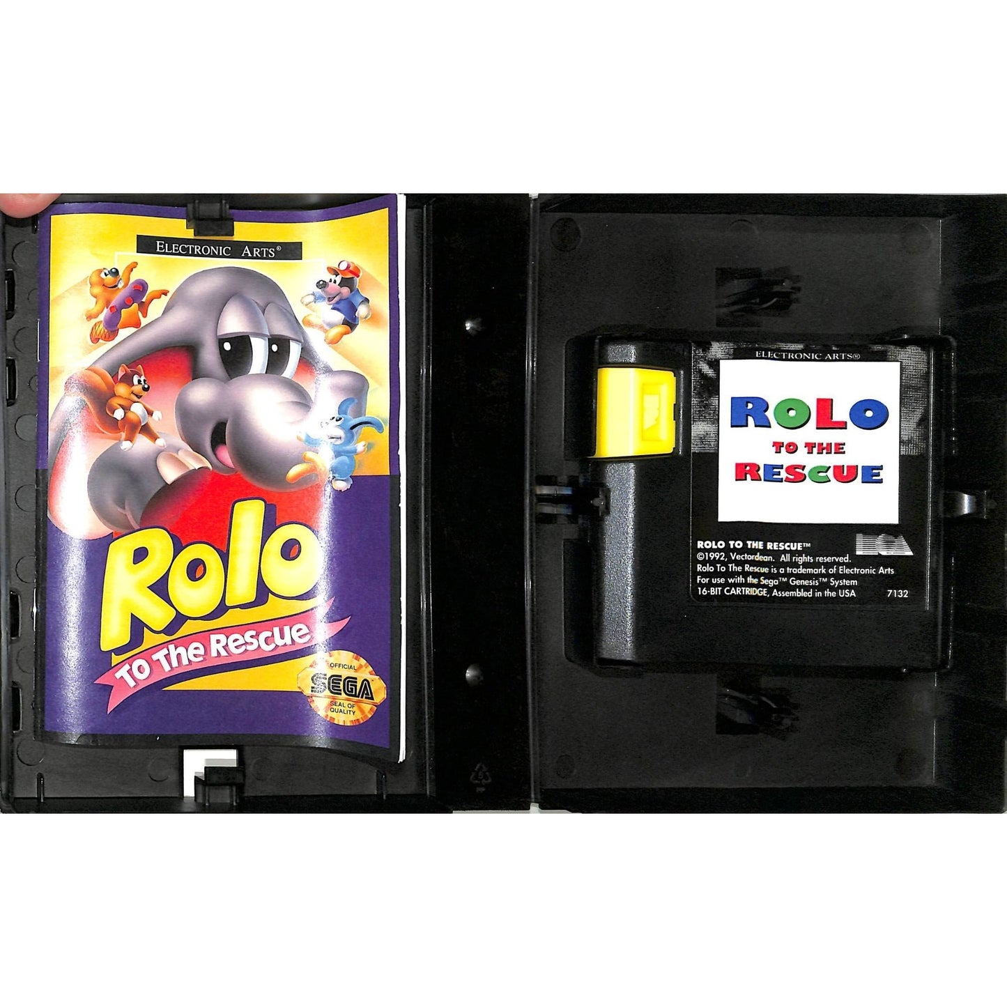 Rolo to the Rescue (1993) Sega Genesis Cartridge Complete in Box
