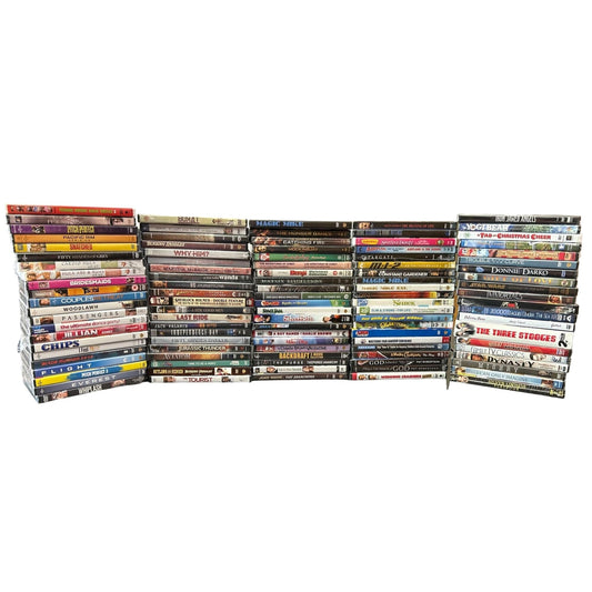 BULK LOT 105 Brand New Sealed DVDs Movies, TV, Documentaries Multi-Genre SG2-6