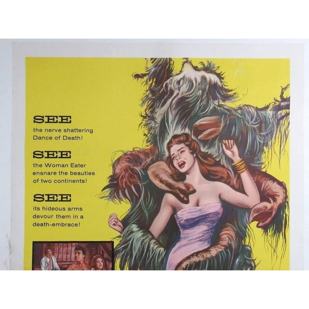 The Woman Eater (1959) Original Vintage Linenbacked One-Sheet Movie Poster