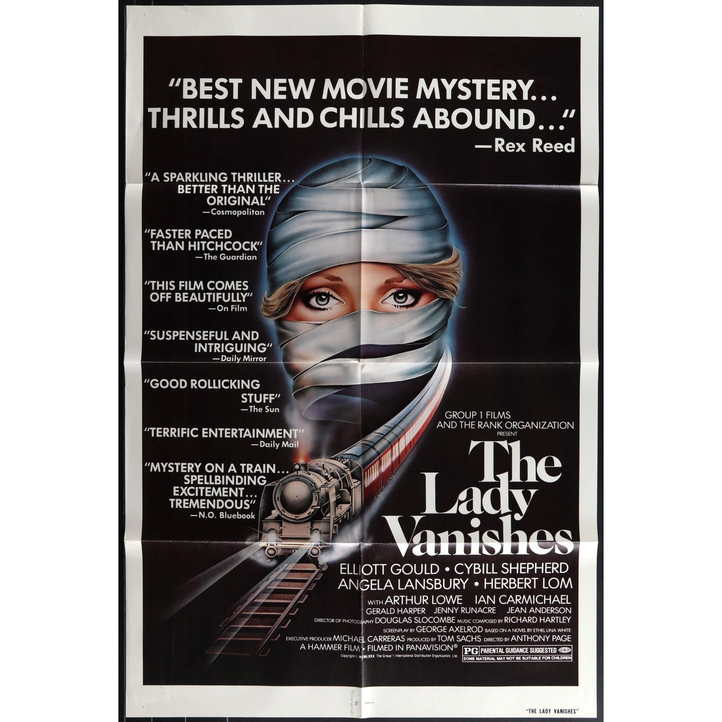 The Lady Vanishes (1979) Original Movie Poster Folded 27x41