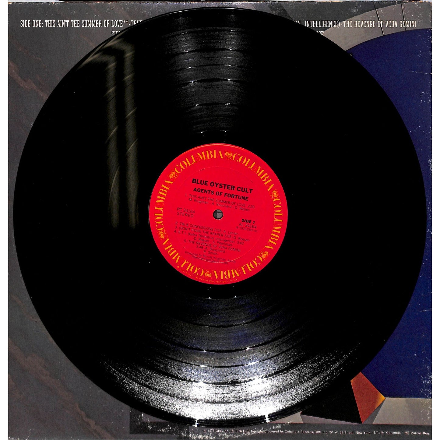 Blue Oyster Cult - Agents of Fortune Vinyl Record PC 34164