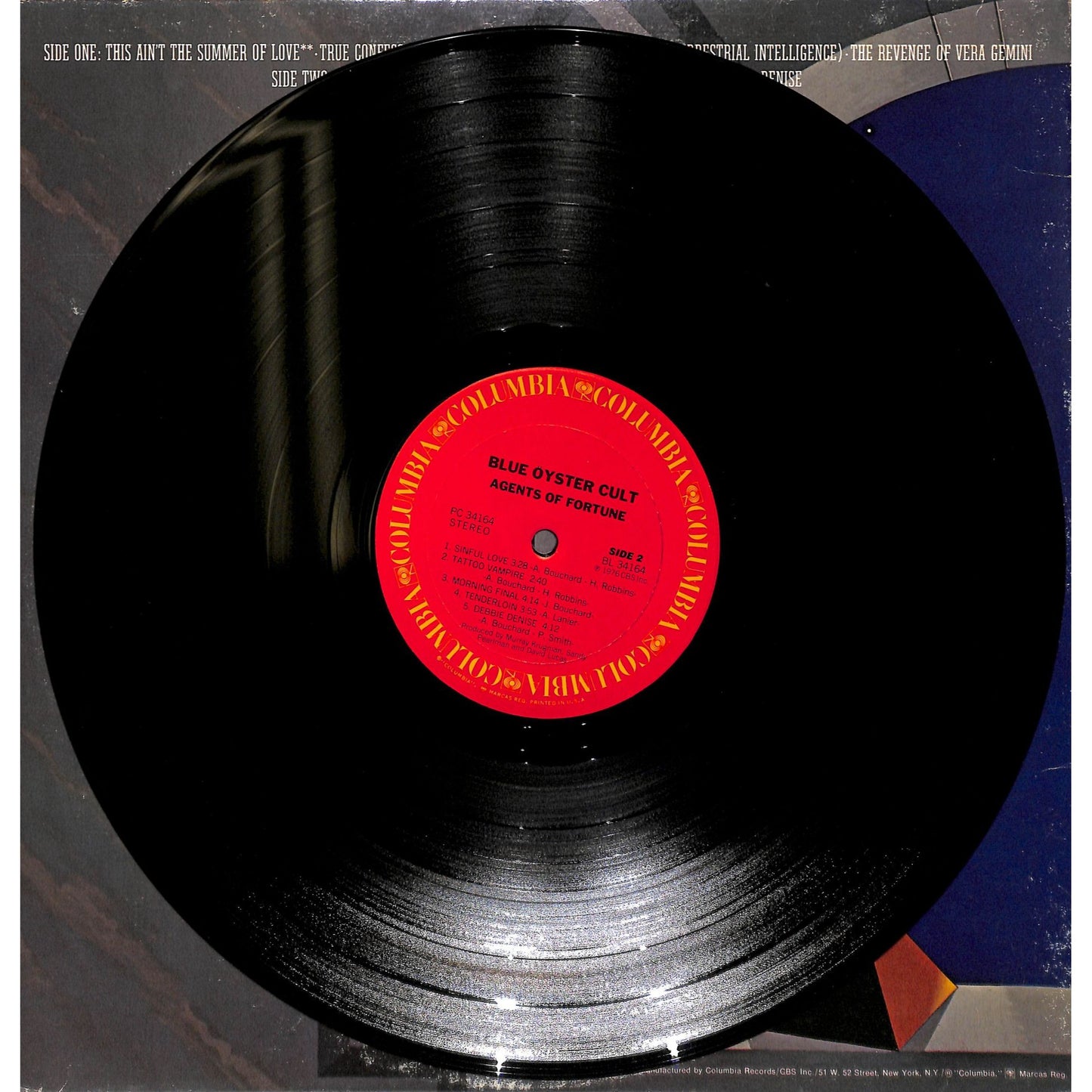 Blue Oyster Cult - Agents of Fortune Vinyl Record PC 34164