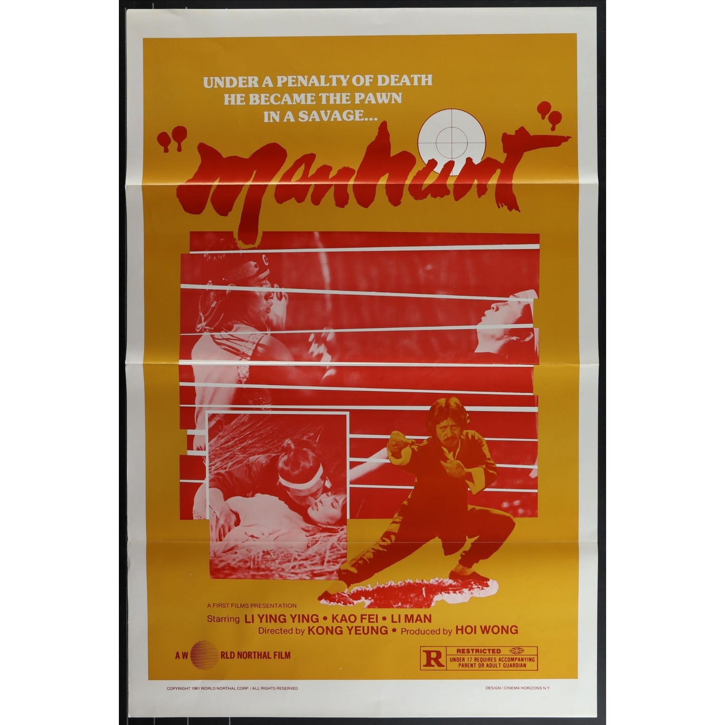 Collection of 31 Kung-Fu Martial Arts Tri-Folded Original Movie Posters