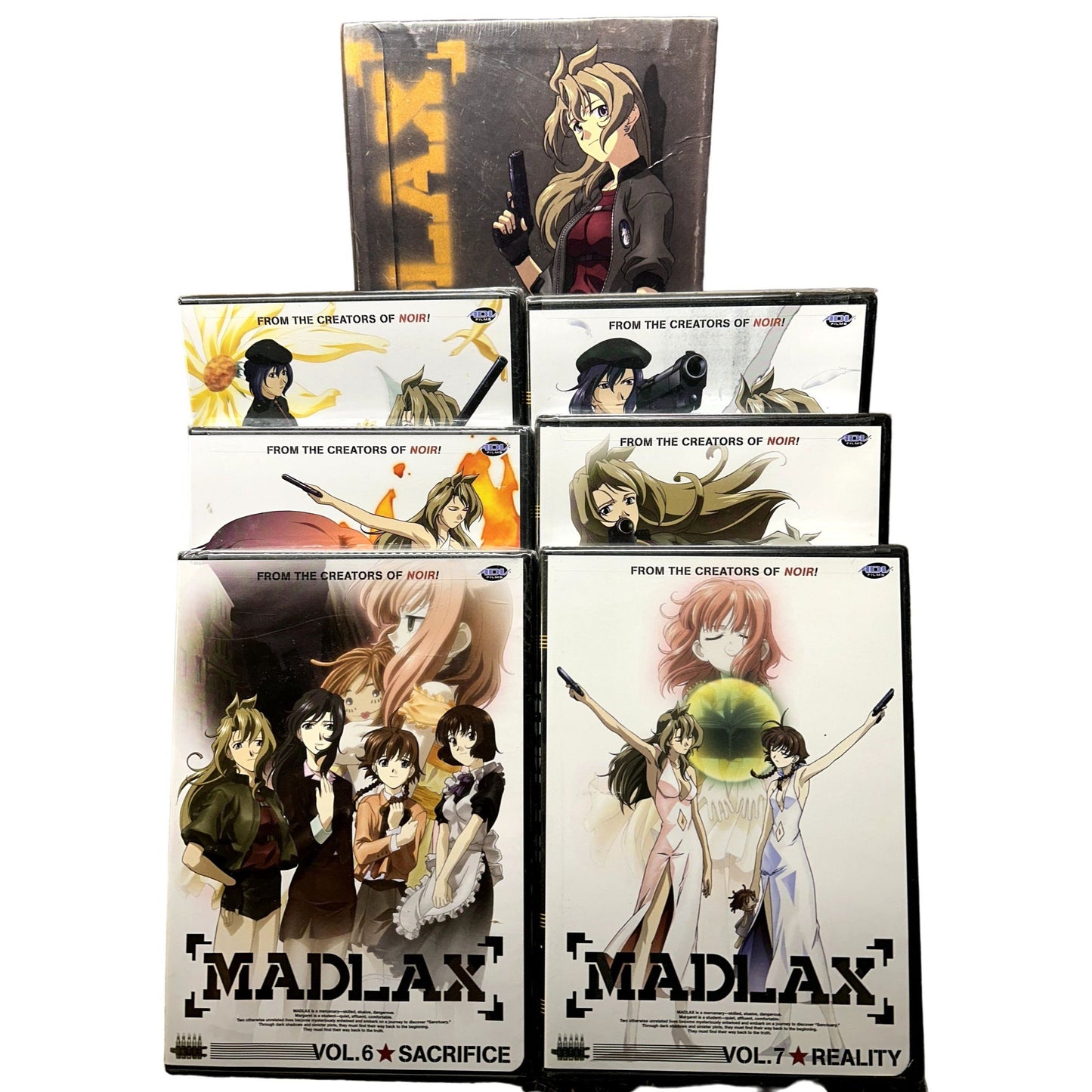 Madlax (2004) Complete DVD Series Volume 1-7 BRAND NEW SEALED Incl. Starter Box