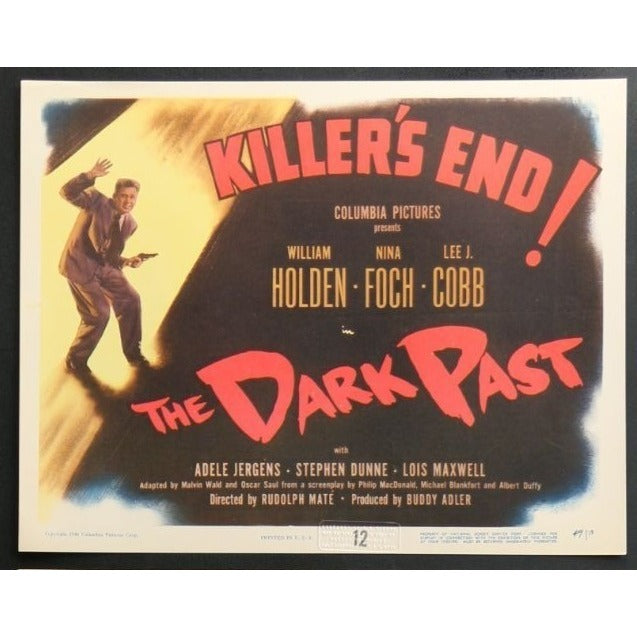 The Dark Past (1948) Original Lobby Card Movie Poster 11x14