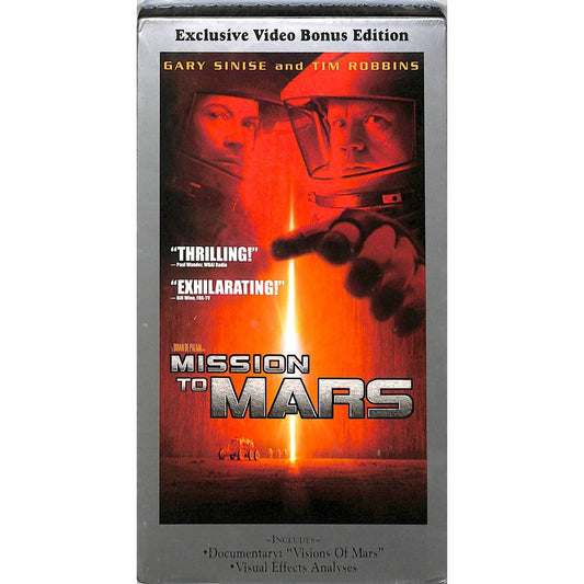 Mission To Mars (2000) VHS Tape SEALED NEW CONDITION