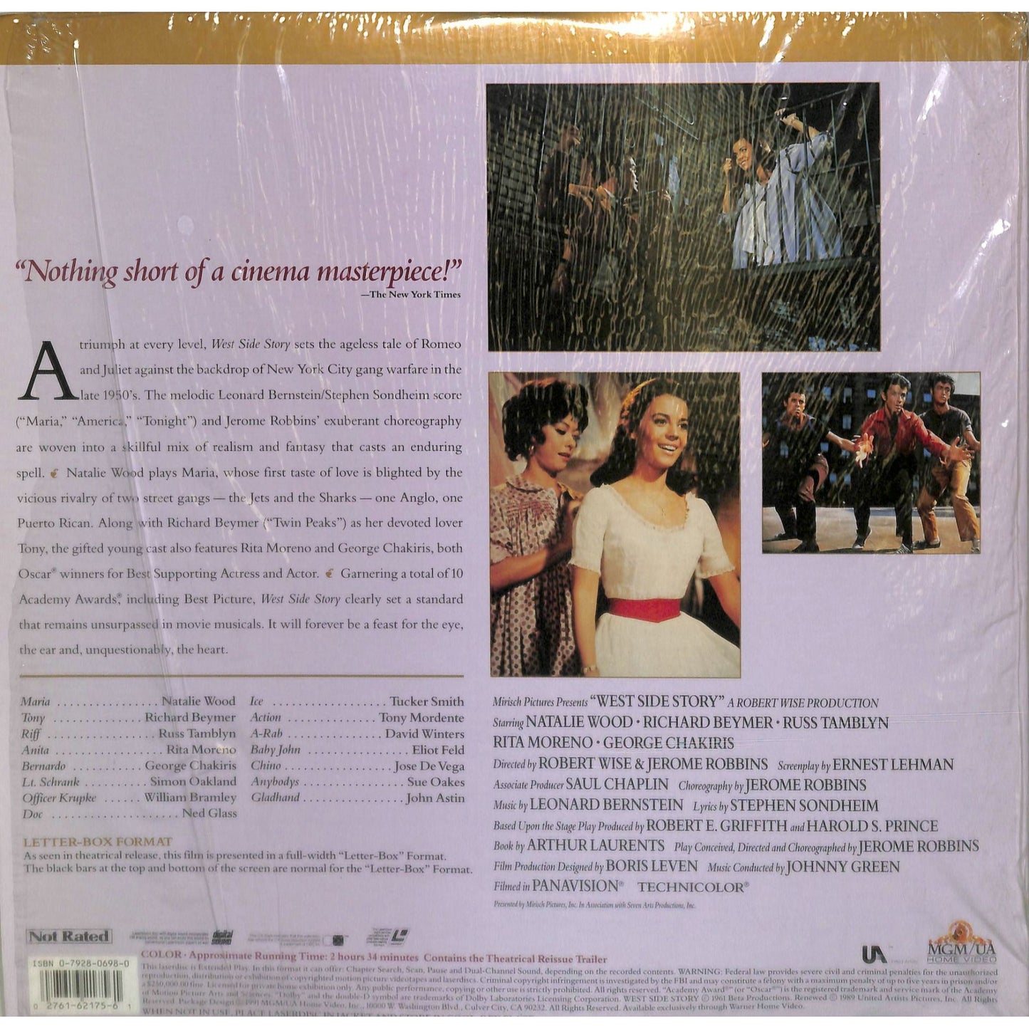 West Side Story (1961) Laserdisc