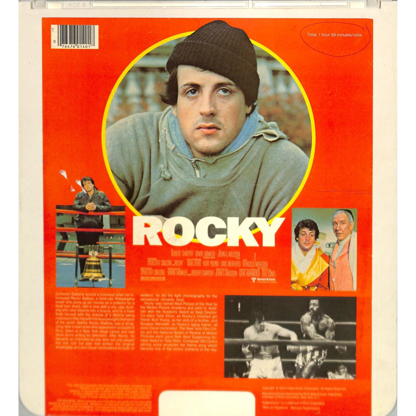 Rocky (1976) Vintage CED Videodisc